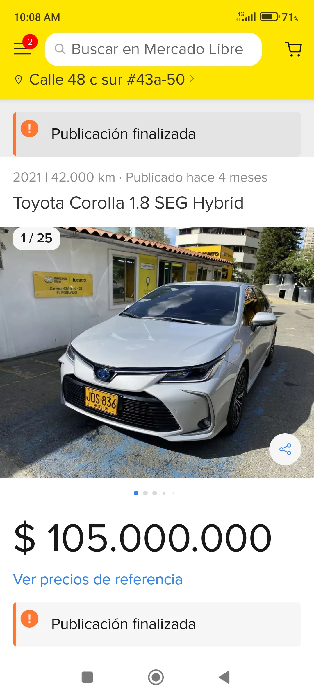 TOYOTA COROLLA 2021