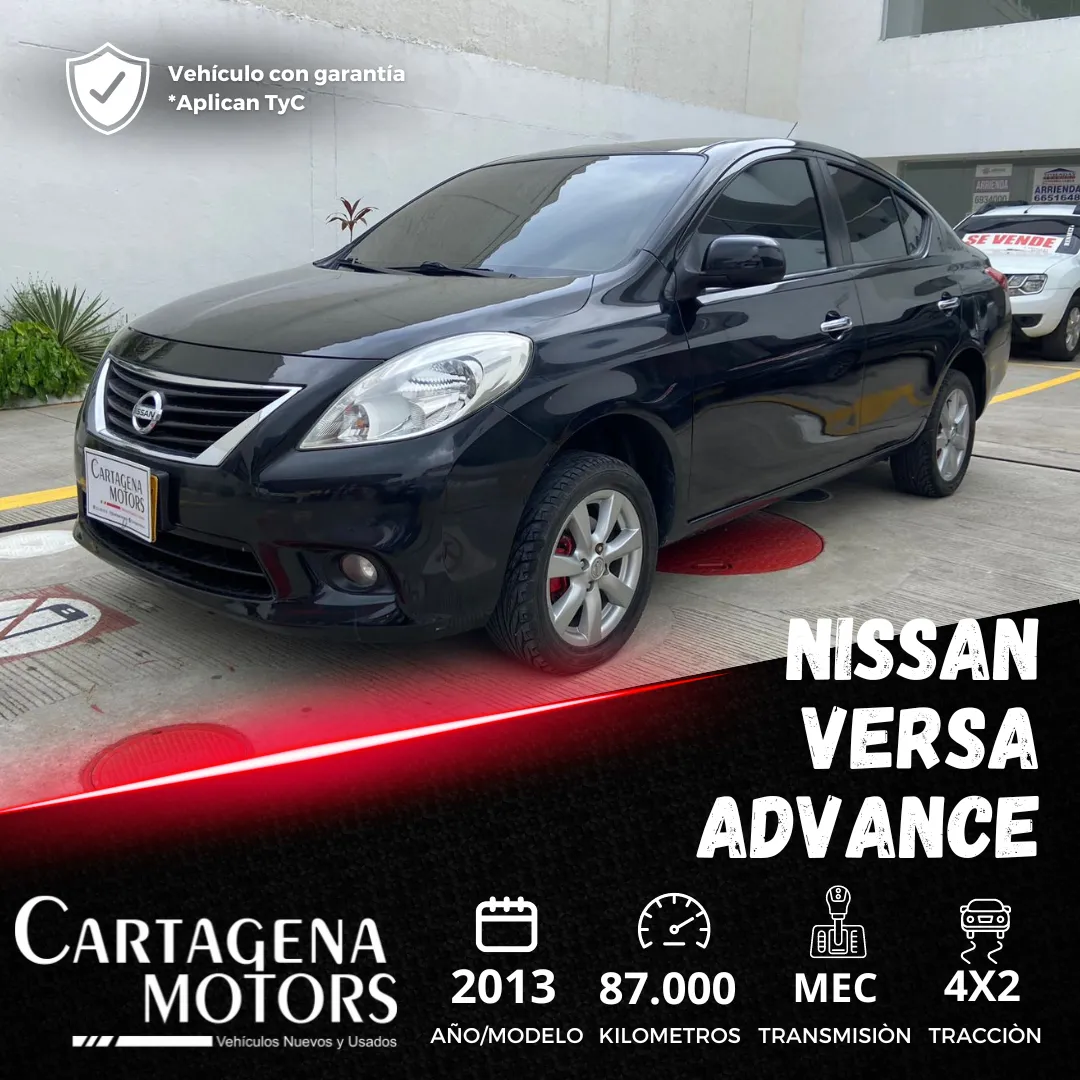 NISSAN VERSA ADVANCE 2013